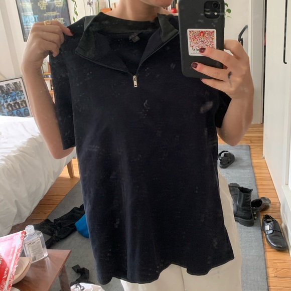 Navy zip shirt - Picture 1 of 1